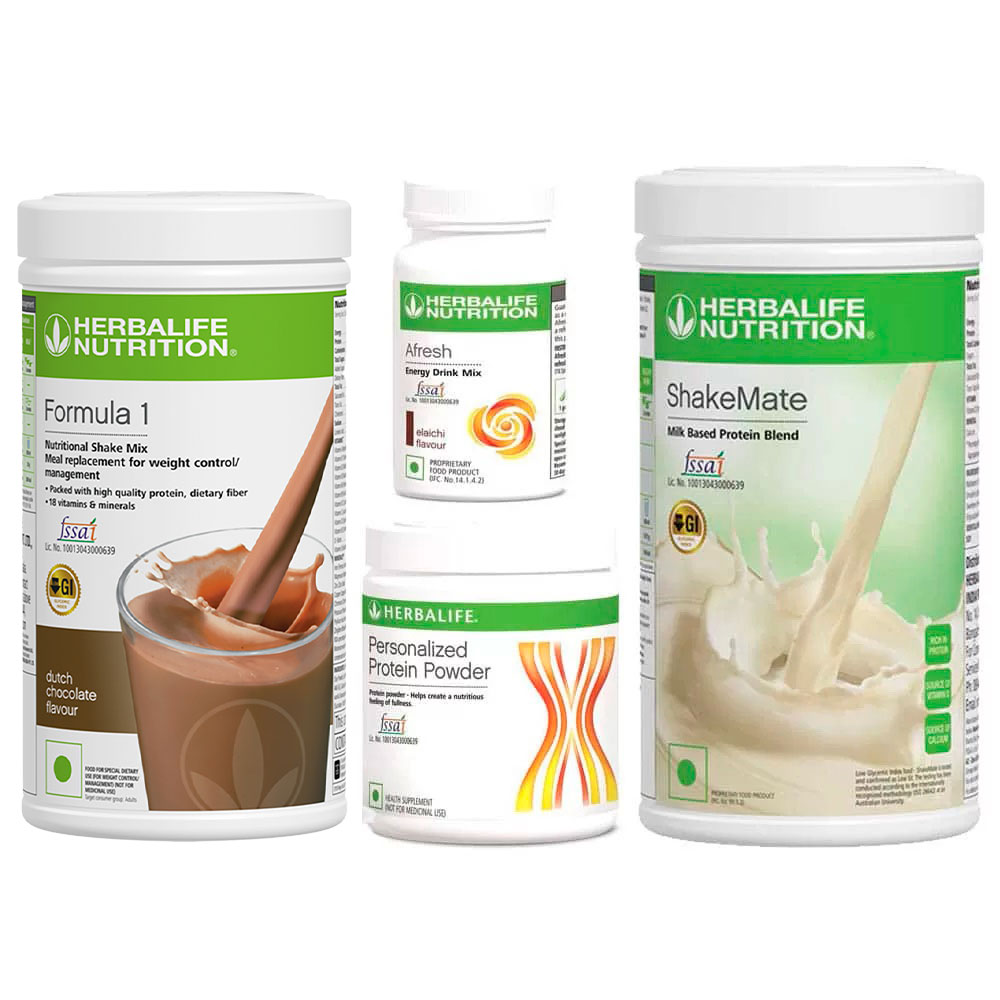 Herbalife Weight Loss Kit Dutch Chocolate – Pack of 4 (1250g)